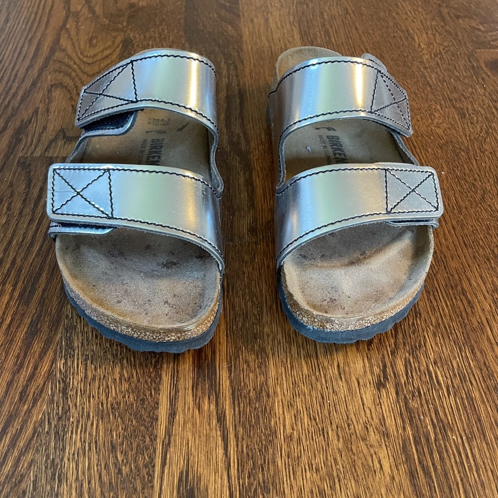 Birkenstock X Proenza Schouler Silver Sandals - size 39